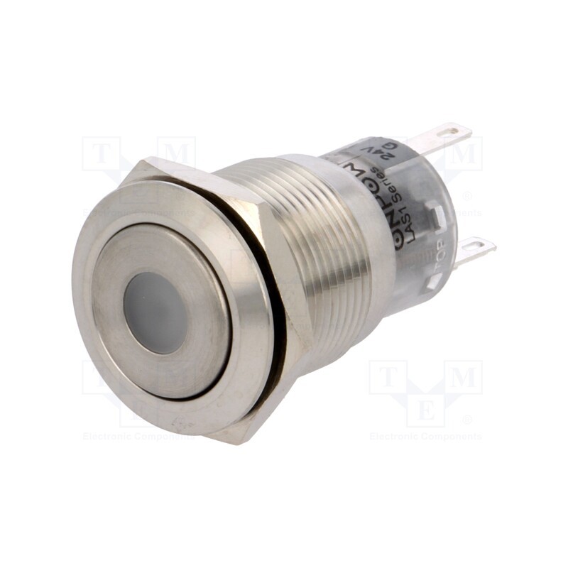 1 pcs x ONPOW - LAS1-AGQ-11D/G/24V - Switch: vandal resistant, Pos: 2, SPDT, 0.5A/220VAC, 1A/24VDC, IP67