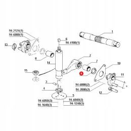 Lifting arm seal claas 7700004555 jag