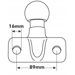 Trailer hitch 4071 9 1086 0007 5