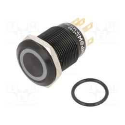 1 pcs x ONPOW - LAS1GQF-11E/G/24V/A - Switch: vandal resistant, Pos: 2, SPDT, 3A/220VAC, 5A/24VDC, IP65