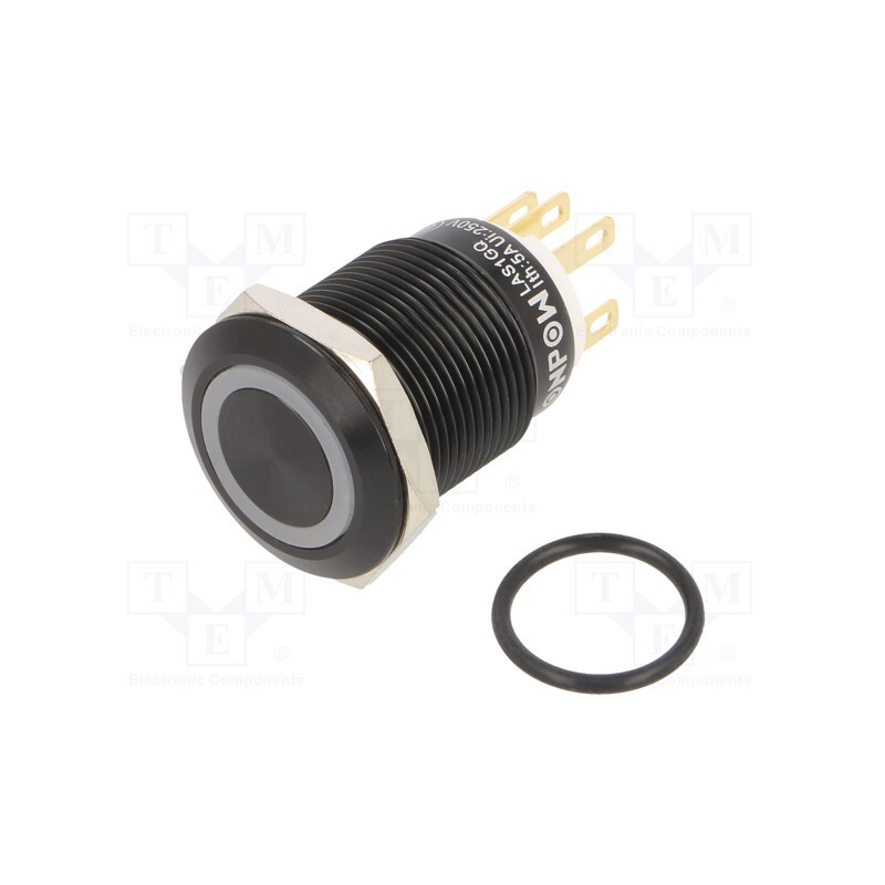 1 pcs x ONPOW - LAS1GQF-11E/G/24V/A - Switch: vandal resistant, Pos: 2, SPDT, 3A/220VAC, 5A/24VDC, IP65