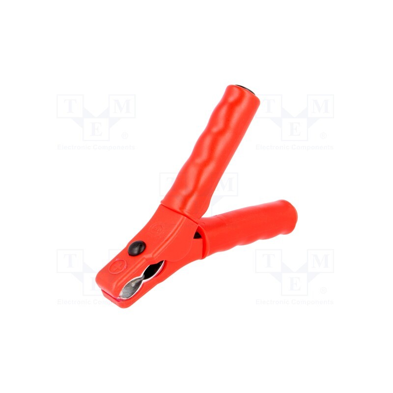1 pcs x SCHu00dcTZINGER - PZA 7524 / RT - Crocodile clip, 36A, 70VDC, red, Grip capac: max.25mm