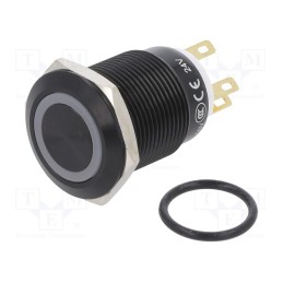 1 pcs x ONPOW - LAS1GQF-11E/W/24V/A - Switch: vandal resistant, Pos: 2, SPDT, 3A/220VAC, 5A/24VDC, IP65