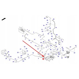 X590397001000 fuel system tee