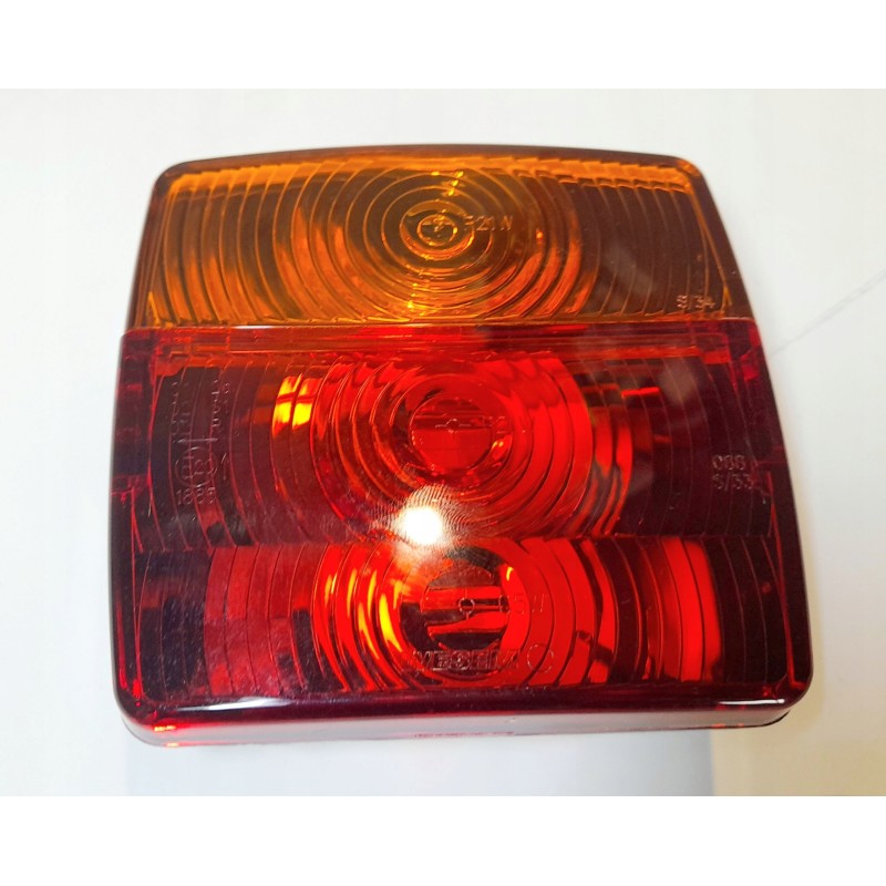 Rear lamp, square rear trailer, Wesem trailer