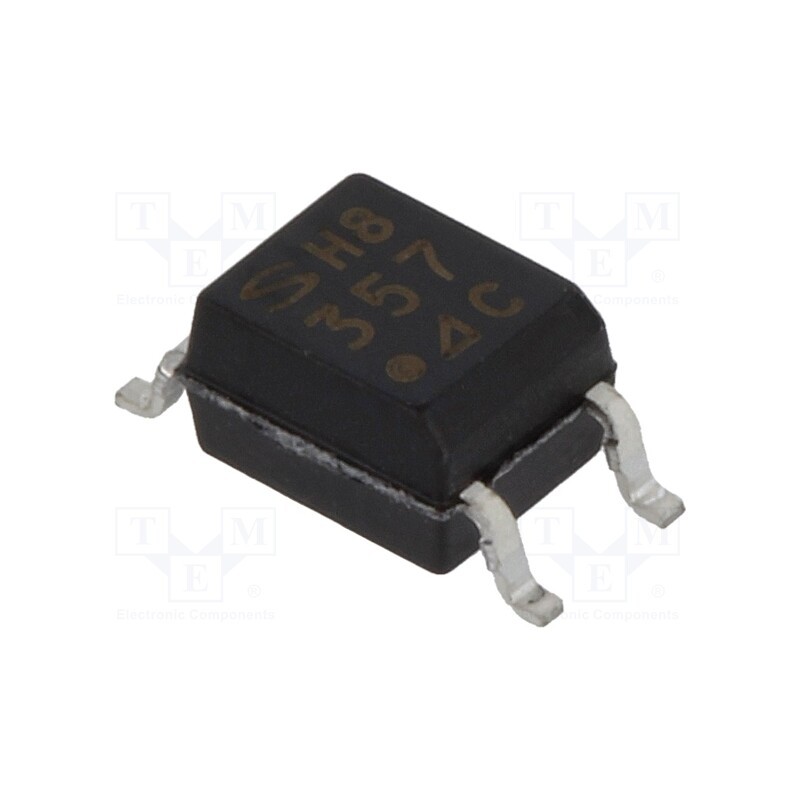 2 pcs x SHARP - PC357NJ0000F - Optocoupler, SMD, Ch: 1, OUT: transistor, Uinsul: 3.75kV, Uce: 80V