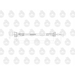 Hour meter cable l 1270mm 1876289