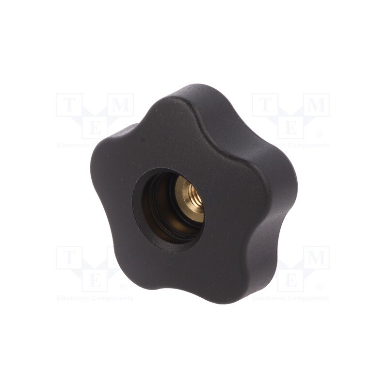1 pcs x ELESA+GANTER - VCT.50 FP-M8 - Knob, Ø: 50mm, Int.thread: M8, 20mm, H: 32mm, technopolymer PP