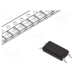 2 pcs x VISHAY - VOL617A-4T - Optocoupler, SMD, Ch: 1, OUT: transistor, Uinsul: 5kV, Uce: 80V, SOP4L