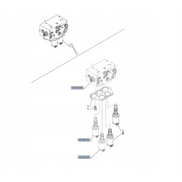 Solenoid valve new holland 84286799
