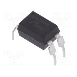 2 pcs x VISHAY - TCET1100G - Optocoupler, THT, Ch: 1, OUT: transistor, Uinsul: 5kV, Uce: 70V, DIP4