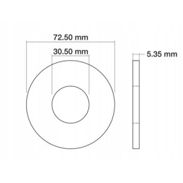 Retaining gasket new holland case fiat 5109919