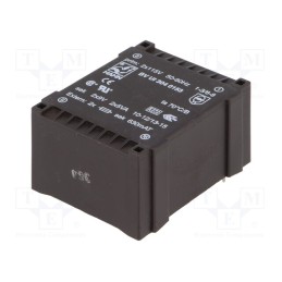 1 pcs x HAHN - BV UI 304 0153 - Transformer: encapsulated, 10VA, 115VACx2, 9V, 9V, 555mA, 555mA, PCB