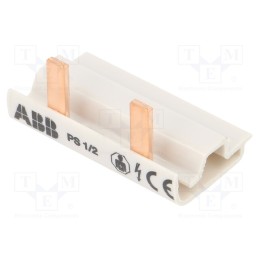 1 pcs x ABB - 2CDL210001R1002 - Busbar, 10mm2, Poles: 1, 690VAC, 690VDC, Inom: 63A, No.of mod: 2