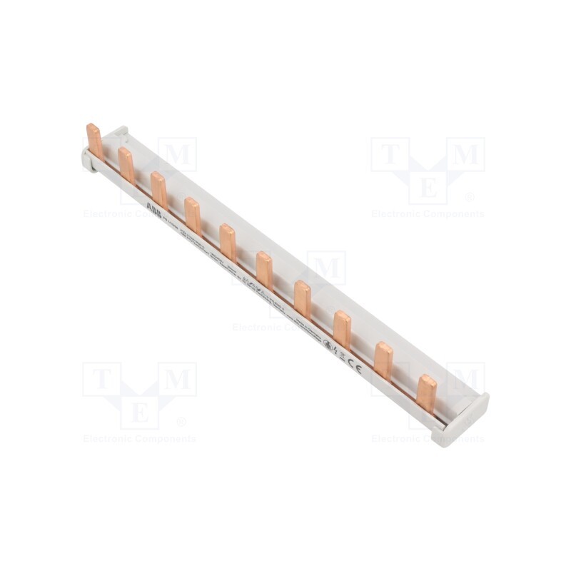 1 pcs x ABB - 2CDL210001R3010 - Busbar, 30mm2, Poles: 1, 690VAC, 690VDC, Inom: 120A, No.of mod: 10