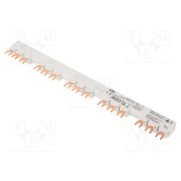 1 pcs x ABB - 1SAM201906R1115 - Busbar, 10mm2, Poles: 3, 690VAC, 250VDC, 6kV, Inom: 65A, fork