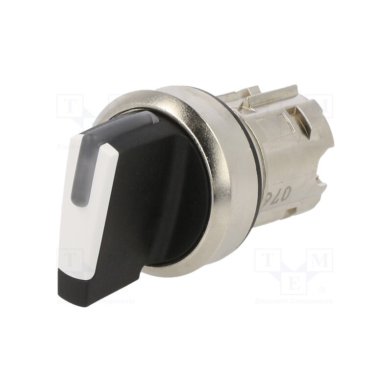 1 pcs x SIEMENS - 3SU1052-2BL60-0AA0 - Switch: rotary, 22mm, Stabl.pos: 3, white, depending on the holder