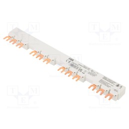 1 pcs x ABB - 1SAM201906R1114 - Busbar, 10mm2, Poles: 3, 690VAC, 250VDC, 6kV, Inom: 65A, fork