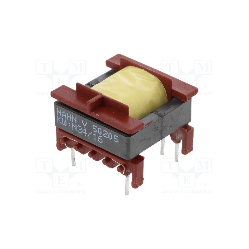 1 pcs x HAHN - V50205 - Transformer: impulse, 24V, 3.3V, power supply, 21.7x22.5x17.1mm