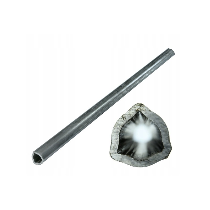 Internal triangular pipe 36x4 5mm, length 88 7cm