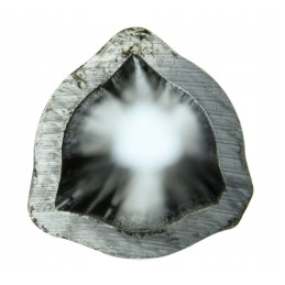 Internal triangular pipe 36x4 5mm, length 88 7cm