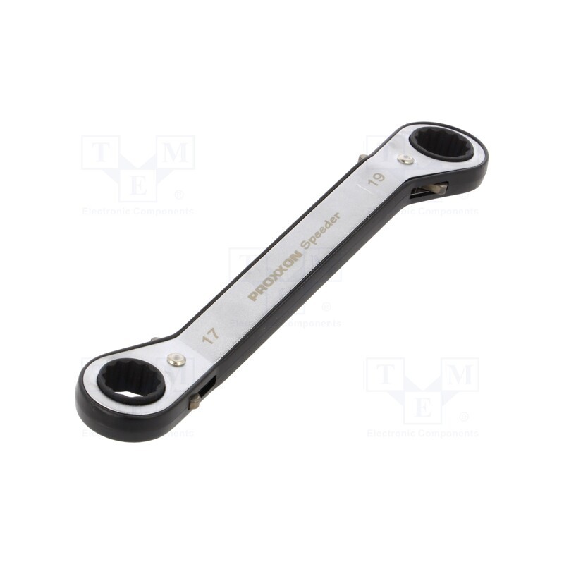 1 pcs x PROXXON - 23215 - Wrench, box,with ratchet, 17mm,19mm, Speeder