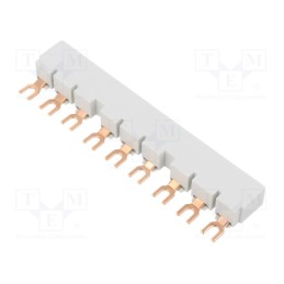 1 pcs x ABB - 1SAM201906R1103 - Busbar, 10mm2, Poles: 3, 690VAC, 250VDC, 6kV, Inom: 65A, fork