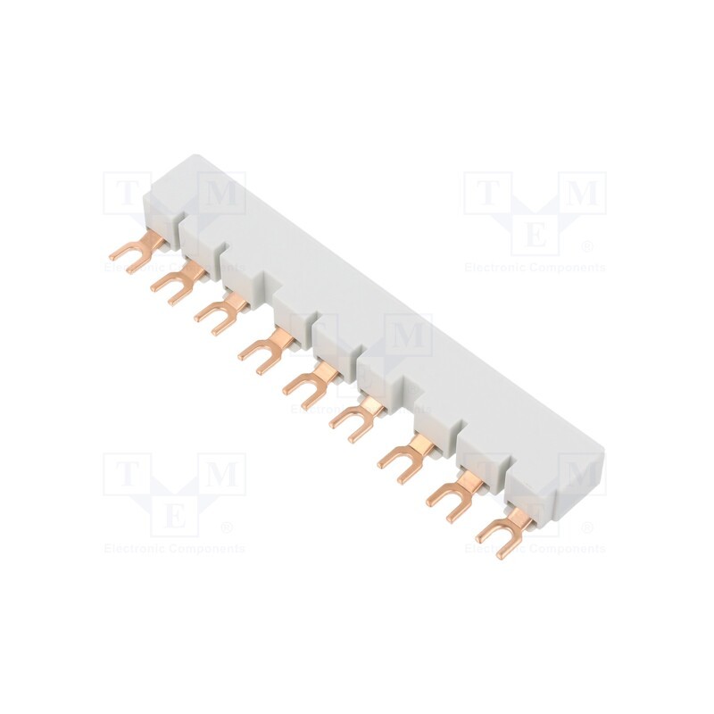 1 pcs x ABB - 1SAM201906R1103 - Busbar, 10mm2, Poles: 3, 690VAC, 250VDC, 6kV, Inom: 65A, fork