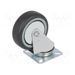 1 pcs x COLSON - JDPE 0751 1001 - Transport wheel, Ø: 75mm, W: 25mm, H: 100mm, torsional, 60kg