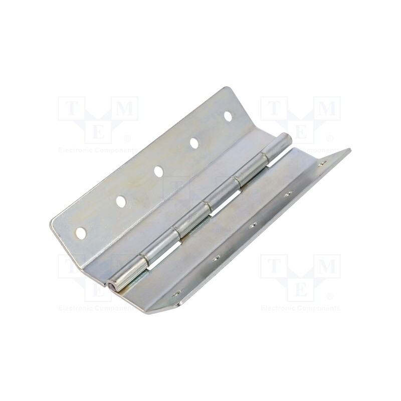 1 pcs x ROZTOCZE - 3.ST124.002 - Hinge, Width: 103.6mm, zinc-plated steel, natural, H: 145mm