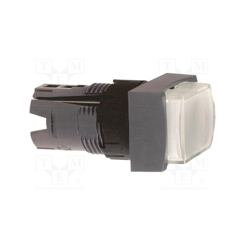 1 pcs x SCHNEIDER ELECTRIC - ZB6DE1 - Switch: push-button, 16mm, Stabl.pos: 1, white, ZB6Z, Pos: 2