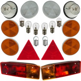 Set of trailer lamps and reflectors d 47 d 50
