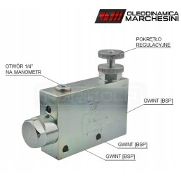 Hydraulic valve vpr flow regulator 3 4 120