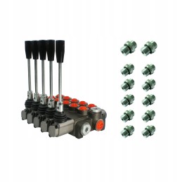 5-section hydraulic distributor, 40l connections