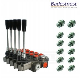 5-section hydraulic distributor, 40l connections