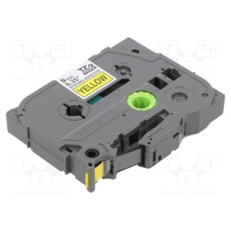 1 pcs x BROTHER - TZE-S621 - Tape, 9mm, 8m, yellow, Character colour: black, laminated,glued