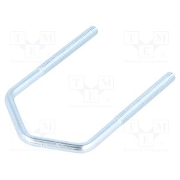 1 pcs x DROMET - CBTD.6.49(1 1/2') - U-bolt, D, 1, steel, zinc, Thread len: 46mm, for antenna fixing