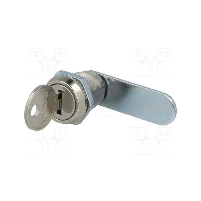 1 pcs x ROZTOCZE - M19W-1333-22-180-02 - Lock, zinc and aluminium alloy, 22mm, Key code: 1333, 180°