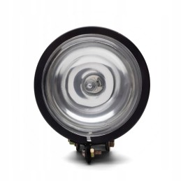 Round metal work light with an H3 bulb