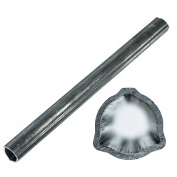 External triangular pipe 33x2 6mm, length 40 4cm