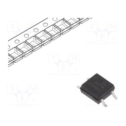 2 pcs x EVERLIGHT - EL357N(C)(TA)-VG - Optocoupler, SMD, Ch: 1, OUT: transistor, Uinsul: 3.75kV, Uce: 80V