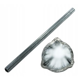 External triangular pipe 33x2 6mm, length 70 4cm