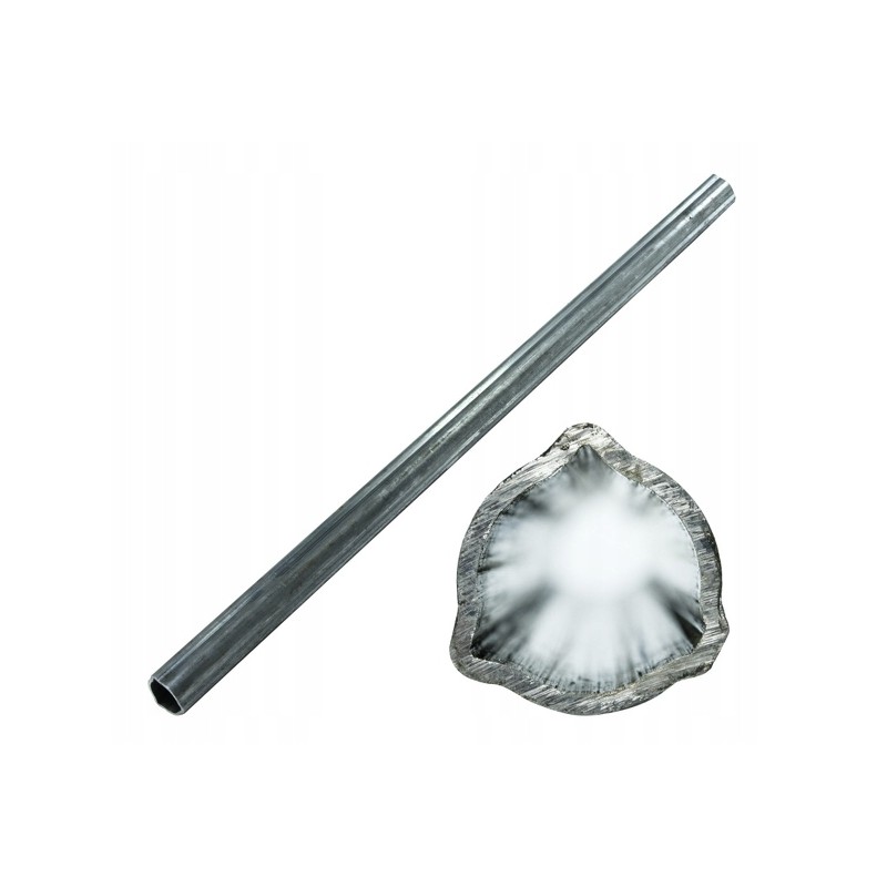 External triangular pipe 33x2 6mm, length 70 4cm