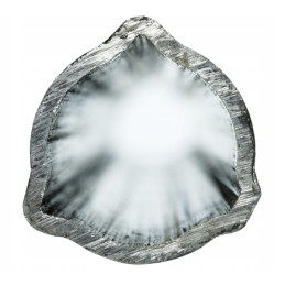 External triangular pipe 33x2 6mm, length 70 4cm