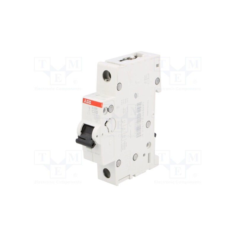 1 pcs x ABB - 2CDS251001R0984 - Circuit breaker, 230/400VAC, Inom: 0.5A, Poles: 1, Charact: C, 6kA