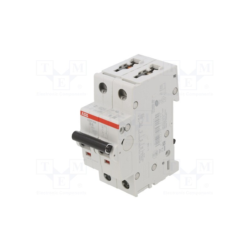 1 pcs x ABB - 2CDS251103R0065 - Circuit breaker, 230/400VAC, Inom: 6A, Poles: 1+N, Charact: B, 6kA