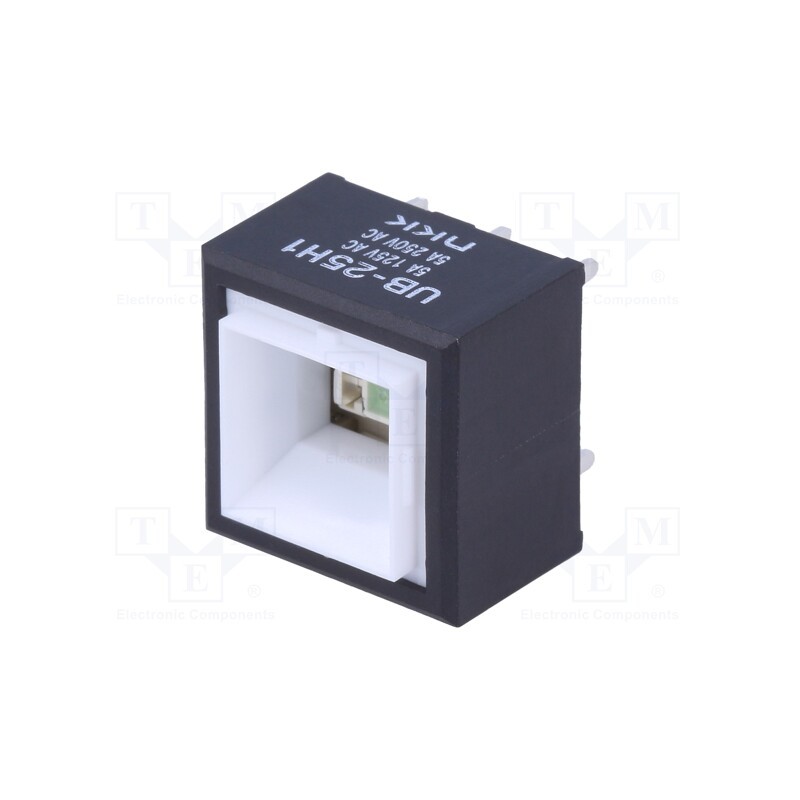 1 pcs x NKK SWITCHES - UB25SKW035F - Switch: push-button, Pos: 2, DPDT, 5A/125VAC, ON-(ON), 200MΩ, UB
