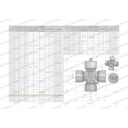 Shaft crosshead 30x88 Warynski side lubrication