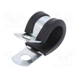 1 pcs x MPC INDUSTRIES - LKD1506 - Fixing clamp, ØBundle : 12.7÷14.3mm, W: 13mm, steel, SL, W1