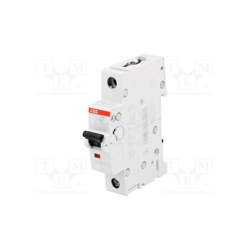 1 pcs x ABB - 2CDS251001R0065 - Circuit breaker, 230/400VAC, Inom: 6A, Poles: 1, Charact: B, 6kA